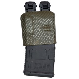 Tactical AR Mag Holder (Invertible) with Molle-lok